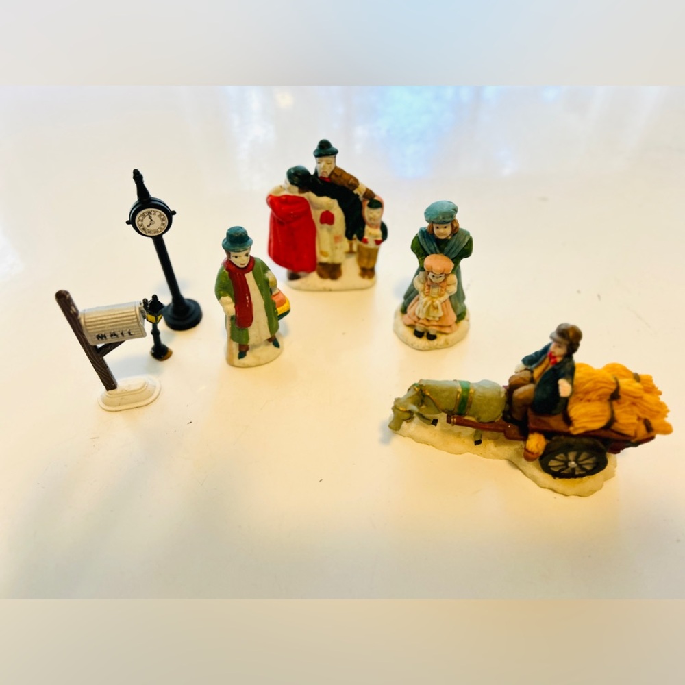 Vintage Christmas village